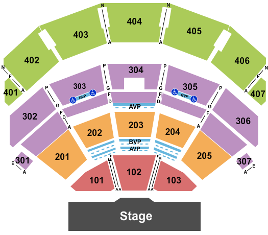 Dolby Live Sammy Hagar Seating Chart